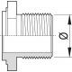 MÂLE 3/4" NPT POLYPROPYLÈNE