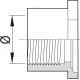 FEMELLE 3/4" NPT POLYPROPYLÈNE