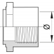 FEMELLE 3/4" NPT POLYPROPYLÈNE