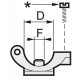 PORTE BUSE UNIJET A COLLIER ARTICULE 1/4T AVEC ANTIGOUTTE