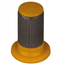 FILTRE DE BUSE CYLINDRIQUE 3/8" 80 MESH ANTIGOUTTE JAUNE