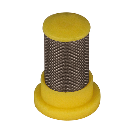 FILTRE CYLINDRIQUE 3/8" 80 MESH JAUNE