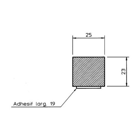 JOINT D'ÉTANCHÉITÉ ADHESIF