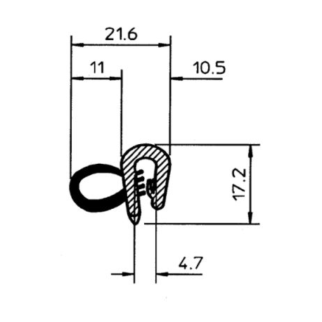 JOINT BOUDIN A POSER 11X4.7MM