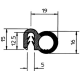 JOINT BOUDIN A POSER EPAISSEUR 16X22MM