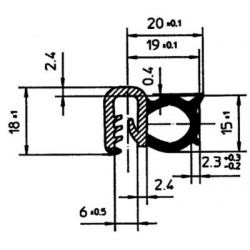 JOINT BOUDIN A POSER 15X6MM