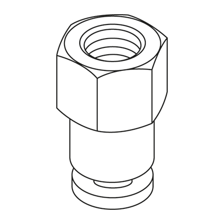 RACCORD RAPIDE PNEUM 1/4" "F"