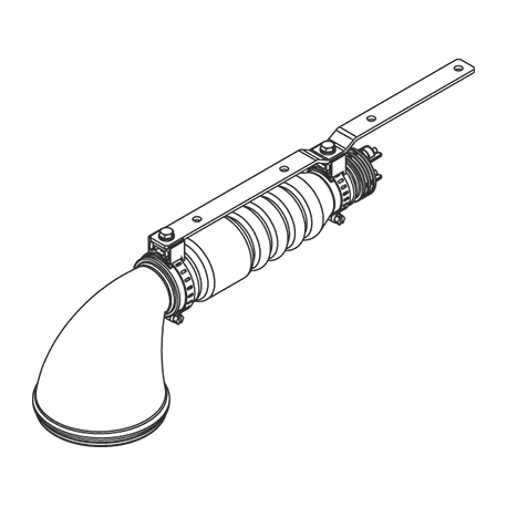 DIFFUSEUR COUDE POUR TRACEUR