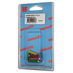 ASSORTIMENT DE 10 FUSIBLES BNA