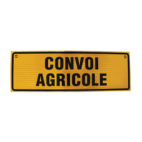 PANNEAU CONVOI AGRICOLE ADHESIF CLASSE 2