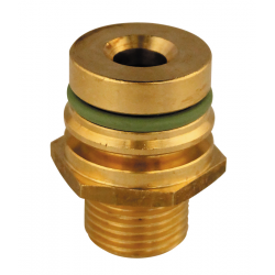 RACCORD DROIT DIAM G 1/2'' M POUR VANNE DE SECTION 40 BARS.