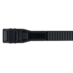 25 COLLIERS DE SERRAGE 9x180MM NOIR