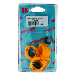 4 ECROUS 1/4 T BAÏONNETTE STANDARD JAUNE