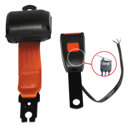 KIT CEINTURE ENROULEUR 2 POINTS ORANGE