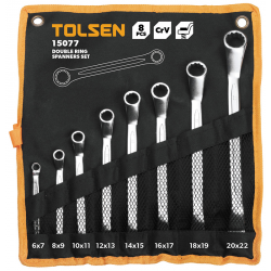 KIT 8 CLES POLYGONALES DEPORTEES TOLSEN