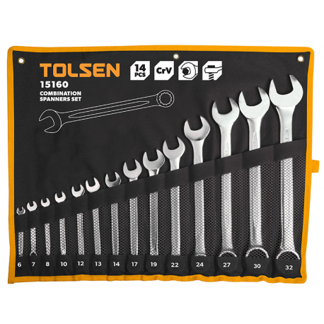 KIT 14 CLES MIXTES TOLSEN