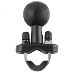 BASE POUR TUBE ROND + ROTULE DIA. 1.5" RAM