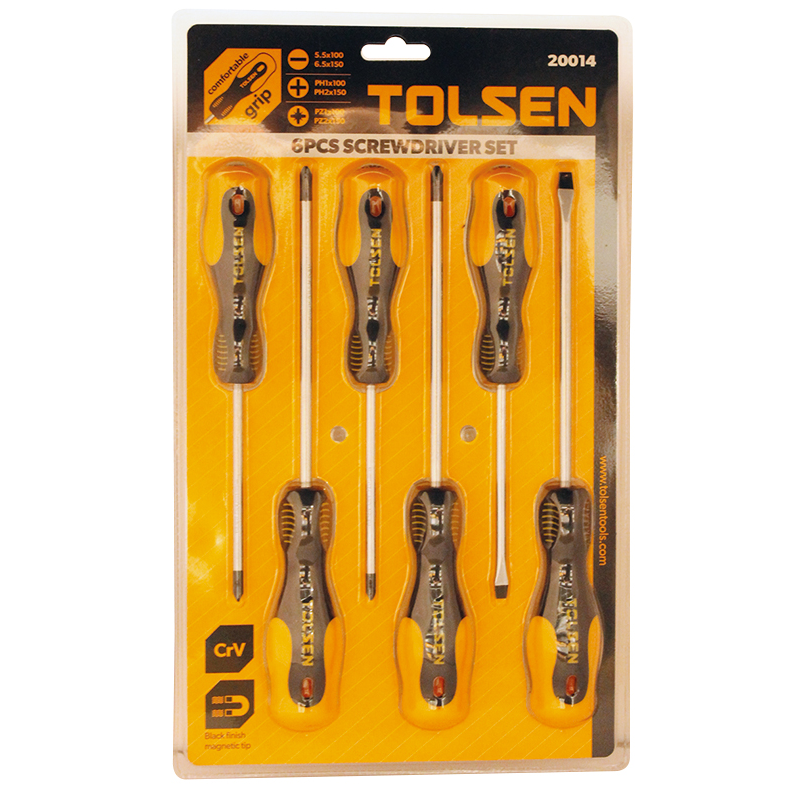 Kit 6 tournevis précision Tolsen - Tournevis - Outils tolsen