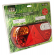 FEU ARRIERE GAUCHE LED 12V-24V 6 FONCTIONS AVEC FAISCEAU
