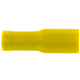 100 COSSES CYLINDRIQUES FEMELLES JAUNE D5