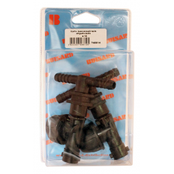 2 PORTE BUSES UNIJET 1/4T DOUBLE DIAM 10MM AVEC ANTIGOUTTE