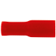 100 COSSES CYLINDRIQUES FEMELLES ROUGE D4