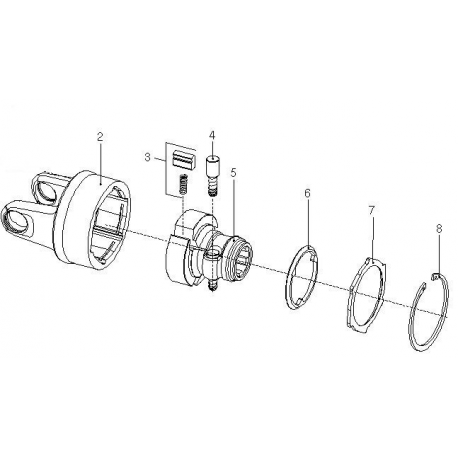 MOYEU ROUE LIBRE 513010302 RA1 1'3/8 6CAN