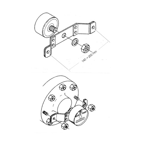 SUPP.FIXATION P/COMPTEUR 733026