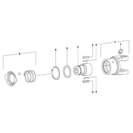 BOITIER ROUE LIBRE F5 3500 353153