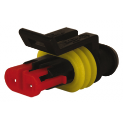 CONNECTEUR ETANCHE SUPERSEAL MALE SERIE 1.5MM 2V