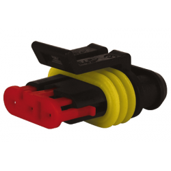 CONNECTEUR ETANCHE SUPERSEAL MALE SERIE 1.5MM 3V