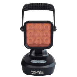 PHARE DE TRAVAIL - AVERTISSEUR 9 LED RECHARGEABLE ROUGE- SPECIAL AVICULTURE