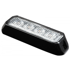 FEU FLASH 4 LED PLAT ORANGE 12/24V