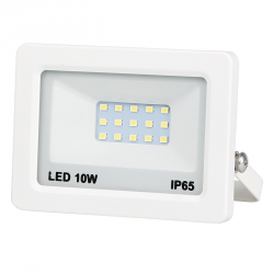 PROJECTEUR LED EXTRA PLAT BLANC 10W 800LM