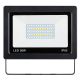 PROJECTEUR LED EXTRA PLAT NOIR 50W 4000LM