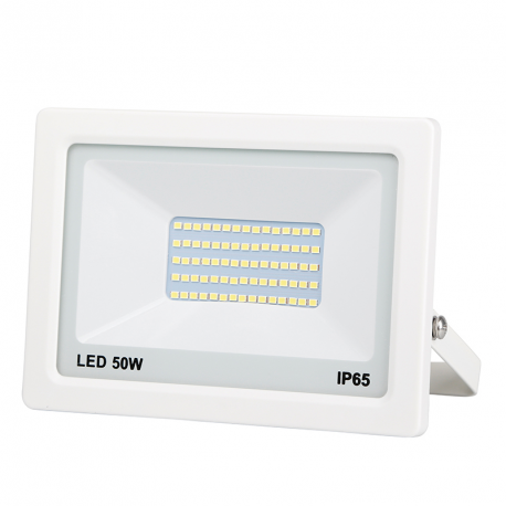 PROJECTEUR LED EXTRA PLAT BLANC 50W 4000LM