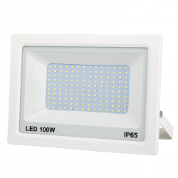 PROJECTEUR LED PLAT BLANC 100W 8000LM