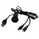 CABLE USB + PRISE USB 12V ALLUME CIGARE LIBERKIT