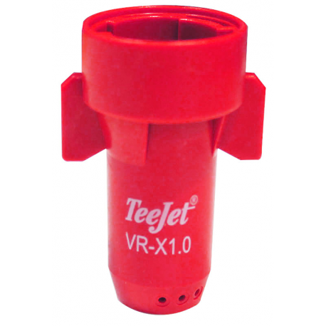 ECROU BUSE TEEJET STREAMJET 7 FILETS DEBIT VARIABLE ROUGE