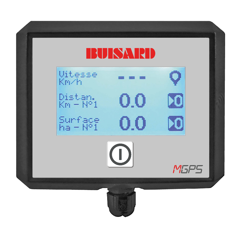 Compteur Buisard MGPS Vitesse, distance, surface