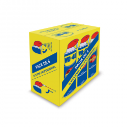 PRESENTOIR AEROSOL WD40 MULTIFONCTIONS SYSTÈME PRO. 500ML 24PCS