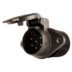 PRISE FEMELLE ALU 7 PLOTS 24V ISO3731