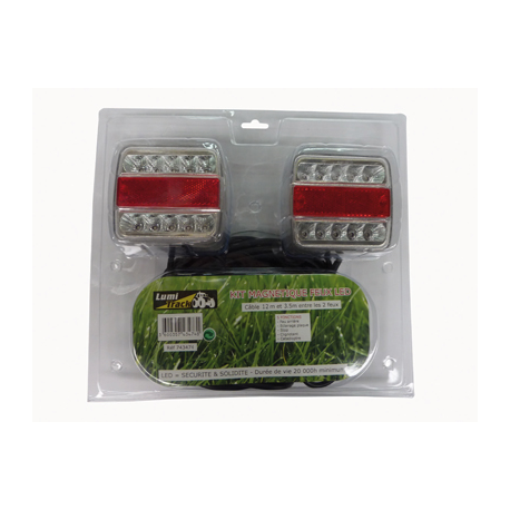 LAMPE DE SIGNALISATION MB avec LED, monobloc, 230V AC, rouge T0
