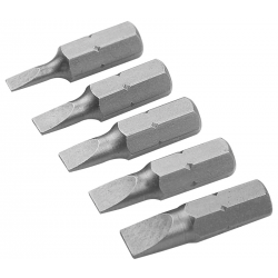 EMBOUTS TOURNEVIS PLAT 5 PIECES