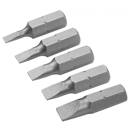 EMBOUTS TOURNEVIS PLAT 5 PIECES