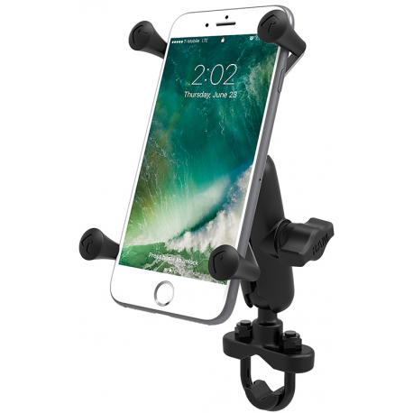 SUPPORT COMPLET UNIVERSEL SUR TUBE ROND POUR SMARTPHONE 5 et 6''