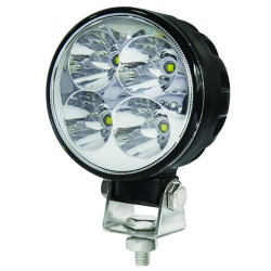 PHARE DE TRAVAIL ROND 4 LED BLEUES 1800LM LONGUE PORTEE