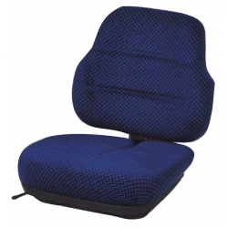 ASSISE DOSSIER SC 70 TISSU + 1/2 GLISSIERES SUP