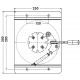 CONSOLE TOURNANTE 360° POUR M91 / M97 / M200