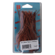 100 COLLIERS 2.4X92MM MARRON